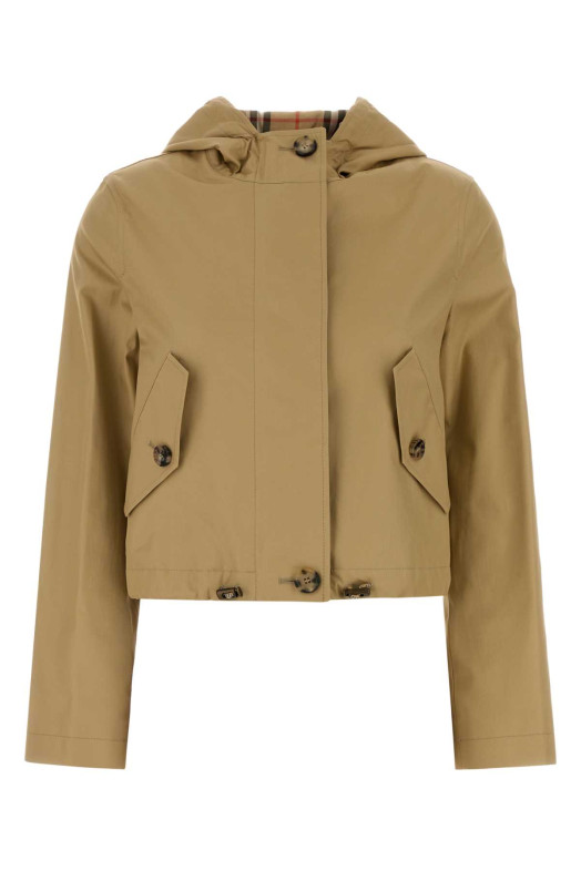 Beige gabardine jacket BURBERRY (8127376)
