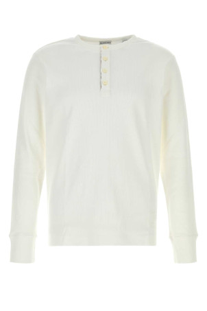 White cotton stretch t-shirt BURBERRY (8128299)