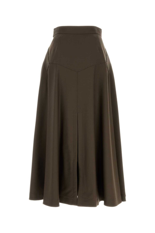 Brown wool skirt BURBERRY (8128844)