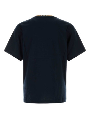 Midnight blue cotton t-shirt BURBERRY (8130050)