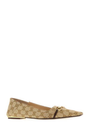 GG fabric Vittoria ballerinas GUCCI (865402FAFZD)