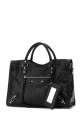 Black leather medium Le City handbag Black BALENCIAGA (8657602ACLR)