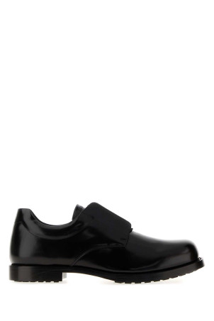 Black leather Comfy lace-up shoes Black BALENCIAGA (876290WBEC0)
