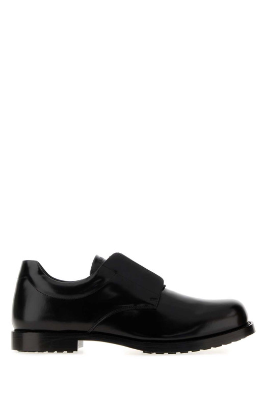 Black leather Comfy lace-up shoes Black BALENCIAGA (876290WBEC0)