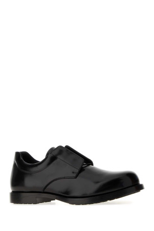 Black leather Comfy lace-up shoes Black BALENCIAGA (876290WBEC0)