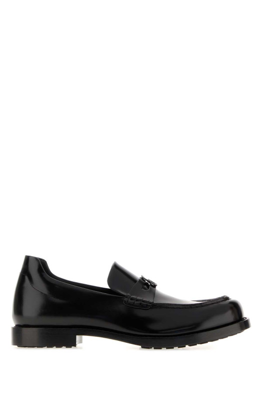 Black leather Comfy loafers BALENCIAGA (876324WBEC1)
