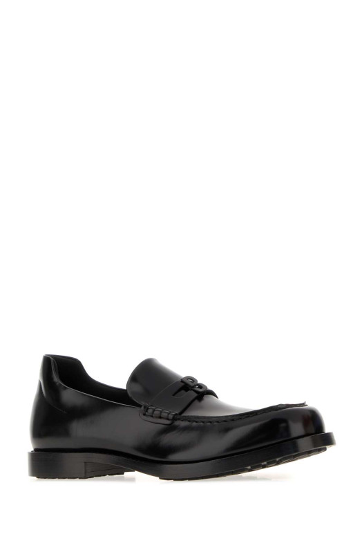 Black leather Comfy loafers BALENCIAGA (876324WBEC1)