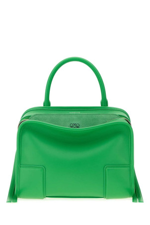 Grass green leather small Amazona handbag LOEWE (A039AS0X01)