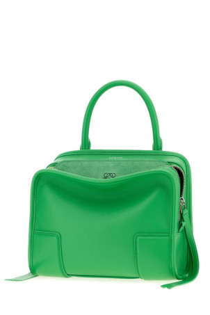 Grass green leather small Amazona handbag LOEWE (A039AS0X01)