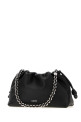 Black leather medium Flamenco Purse clutch Black LOEWE (A411FCRXAP)