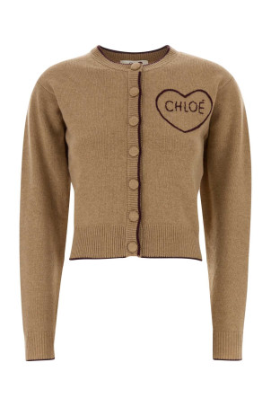 Кардиган із суміші верблюжої вовни CHLOE (CH26AMC15710) CHLOÉ