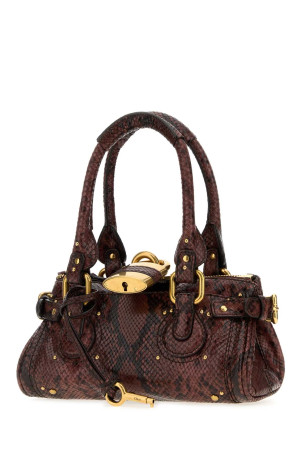 Printed leather Paddington handbag CHLOE (CH26AS805S76)