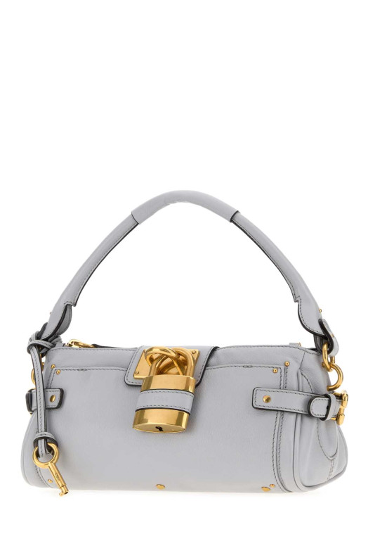 Powder blue leather Paddington shoulder bag CHLOE (CH26AS822P75)
