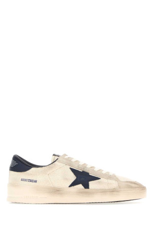Ivory suede and fabric Stardan sneakers GOLDEN GOOSE DELUXE BRAND (GMF01089F008537)