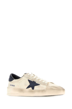 Ivory suede and fabric Stardan sneakers GOLDEN GOOSE DELUXE BRAND (GMF01089F008537)