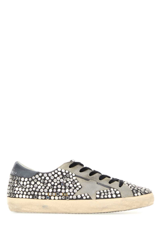 Embellished leather Super-Star sneakers GOLDEN GOOSE DELUXE BRAND (GWF00101F006008)