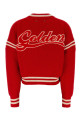 Red cotton oversize sweater GOLDEN GOOSE DELUXE BRAND (GWP02794P002672)