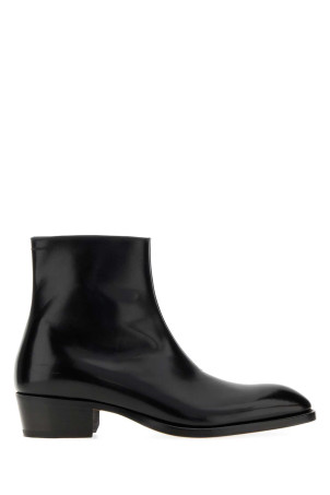 Black leather ankle boots TOM FORD (J1561LCL497P)