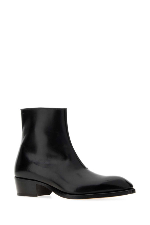 Black leather ankle boots TOM FORD (J1561LCL497P)