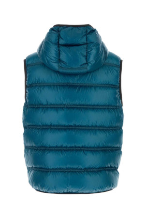 Petrol blue nylon sleeveless Pantestrel down jacket MONCLER (L20911A00034595B1)