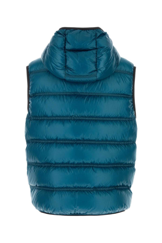 Petrol blue nylon sleeveless Pantestrel down jacket MONCLER (L20911A00034595B1)