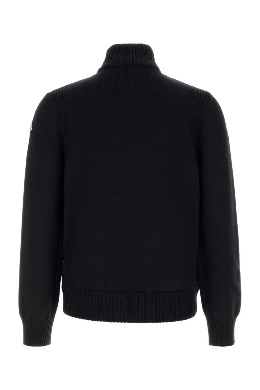 Black wool cardigan Black MONCLER (L20919B00027M1131)