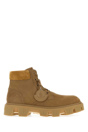 Beige suede  Peak City ankle boots MONCLER (L209A4F00070M6882)