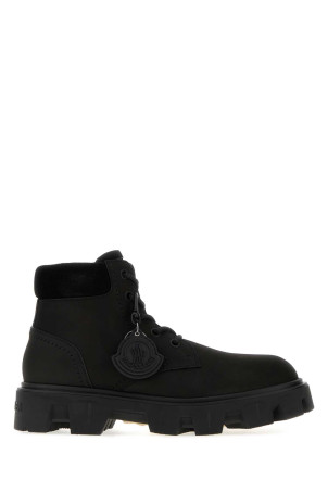 Black suede  Peak City ankle boots Black MONCLER (L209A4F00070M6882)