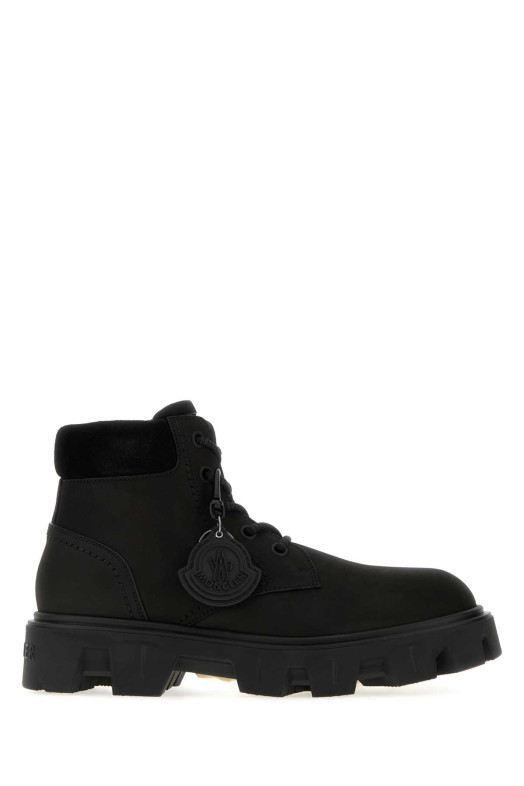 Black suede  Peak City ankle boots Black MONCLER (L209A4F00070M6882)