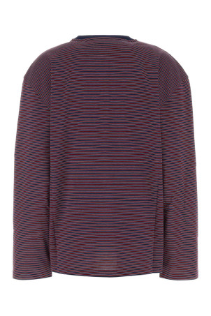 Embroidered cotton oversize t-shirt MIU MIU (MJLA72SOOO14RT)