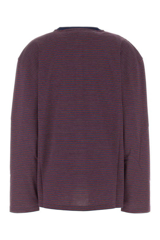 Embroidered cotton oversize t-shirt MIU MIU (MJLA72SOOO14RT)