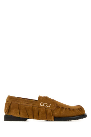Camel suede loafers Red JW ANDERSON (MO0007LA0416)