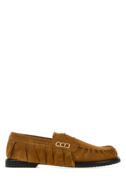 Camel suede loafers Red JW ANDERSON (MO0007LA0416)