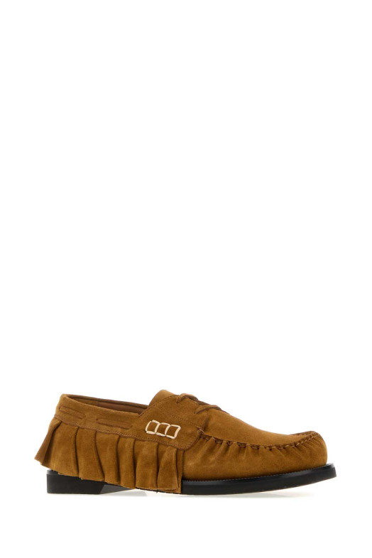 Camel suede loafers Red JW ANDERSON (MO0007LA0416)