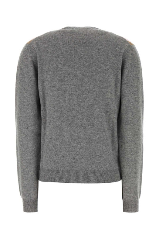 Grey cashmere sweater PRADA (P24G3QSOOO6519)