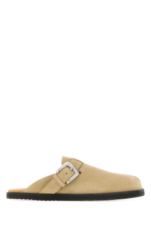 Beige suede Tabi Daily slippers MAISON MARGIELA (S57WP0108P9026)