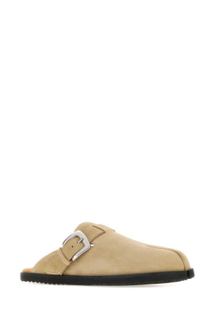 Beige suede Tabi Daily slippers MAISON MARGIELA (S57WP0108P9026)
