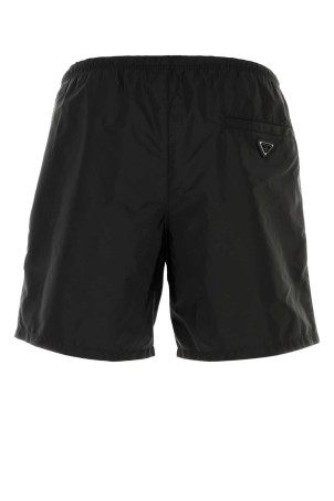 Black Re-Nylon swimming shorts Black PRADA (UB333SOOO1WQ9)
