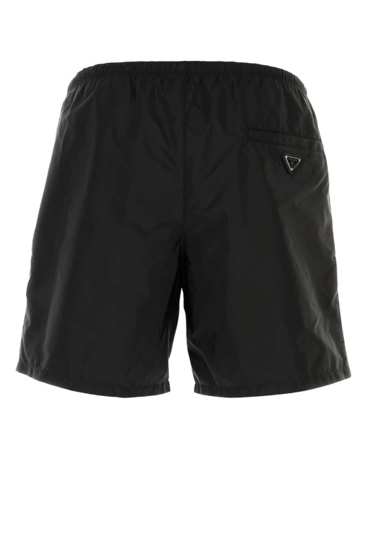 Black Re-Nylon swimming shorts Black PRADA (UB333SOOO1WQ9)