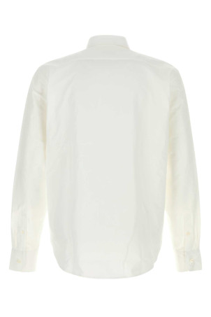 White poplin shirt Black PRADA (UCN719SOOO19S1)