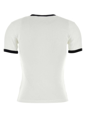 White cotton t-shirt COURREGES (VESJTS017JS0070)