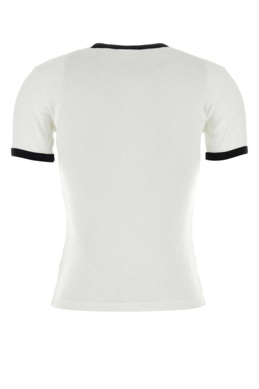 White cotton t-shirt COURREGES (VESJTS017JS0070)