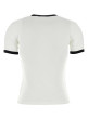 White cotton t-shirt COURREGES (VESJTS017JS0070)