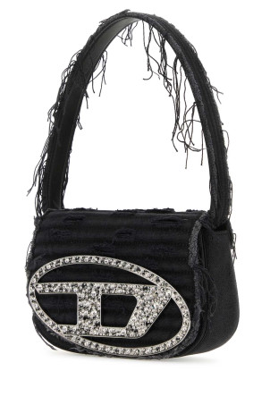 Black denim 1DR shoulder bag DIESEL (X08396P6319)