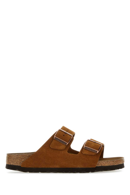 Biscuit suede Arizona BS slippers Gray BIRKENSTOCK (1009527)