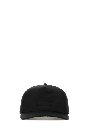 Black satin baseball cap ETRO (143538940)