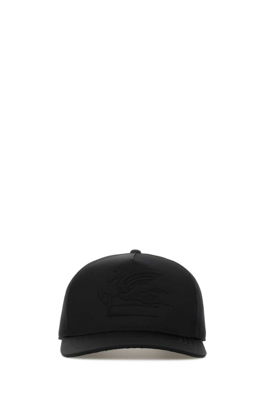 Black satin baseball cap ETRO (143538940)