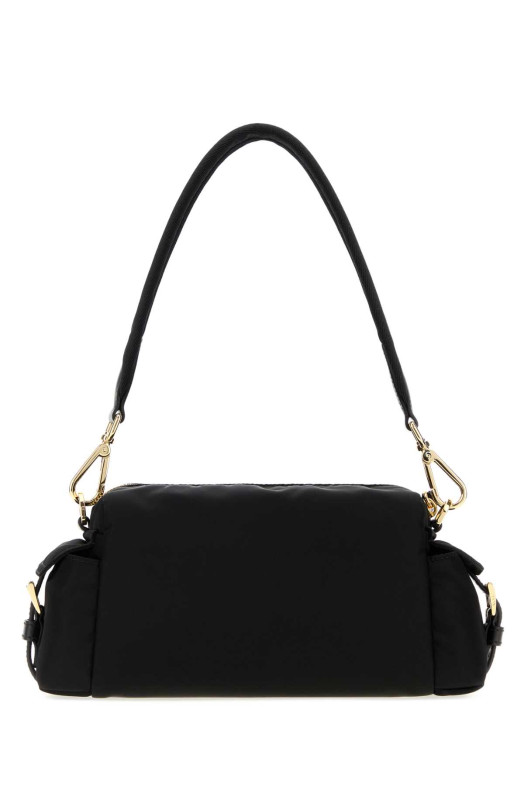 Black canvas shoulder bag Black PRADA (1BH232VNOORDLN)
