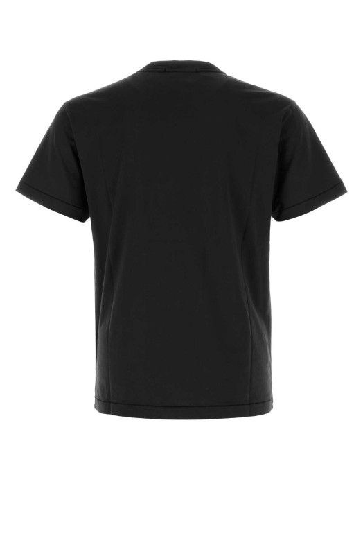 Black cotton t-shirt Black STONE ISLAND (210003913)