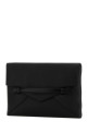 Black leather clutch MONTBLANC (221688)
